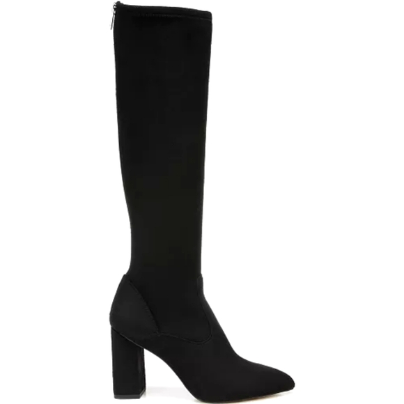 π£ Franco Sarto - Katherine Block Heel Pointed Toe Knee High π’ Boots 6 - Suede - Picture 1 of 9
